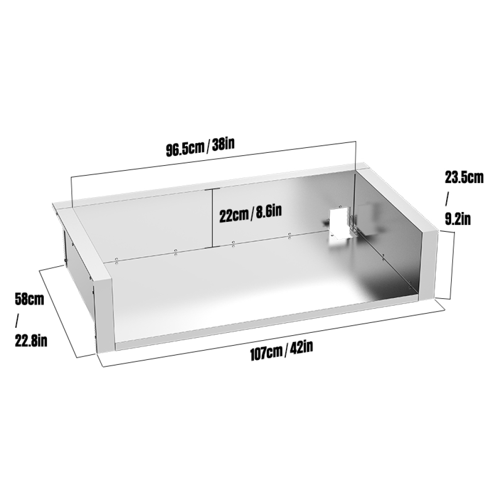 Hygrill Stainless Steel Grills Insulated Jacket for 40-Inch 5-Burner Gas Grills