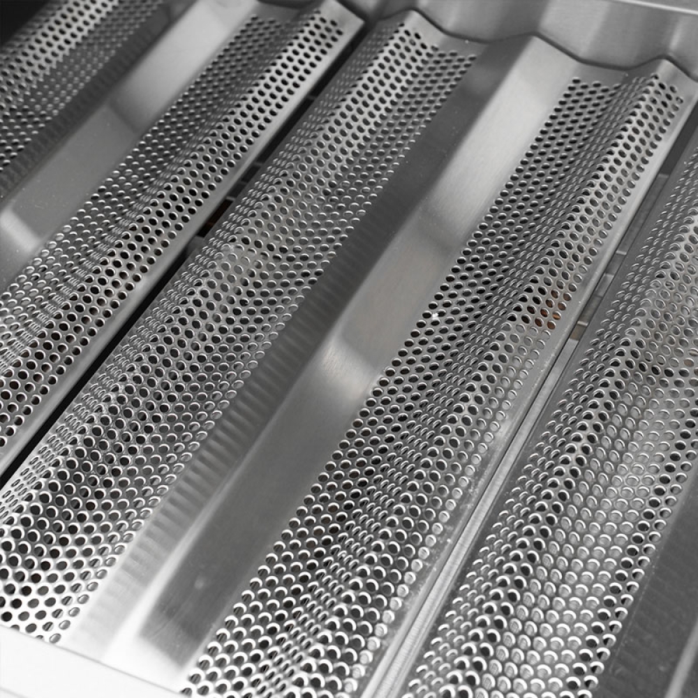 Hygrill 32-Inch Built In Grill for Liquid Propane, Stainless Steel Outdoor Kitchen 4-Burner Grill Head, Black